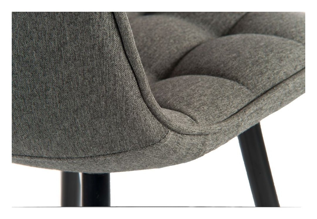 Quilt Bar Stool in grey, view 5