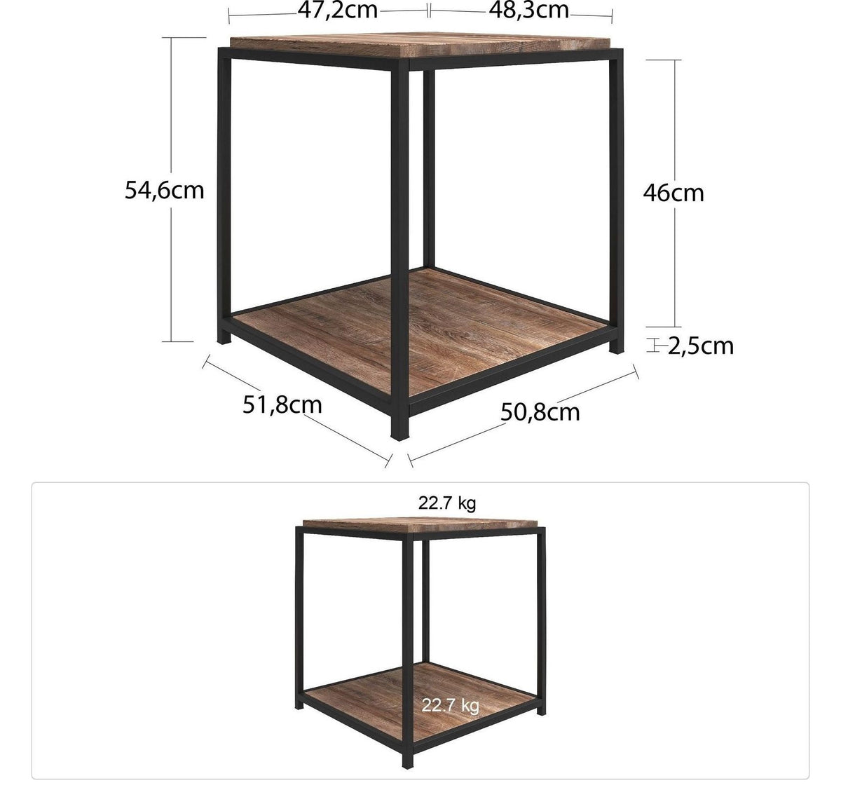 Quincy End Table, view 2