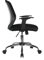 Ranger Mesh Operator Chair in black, view 2