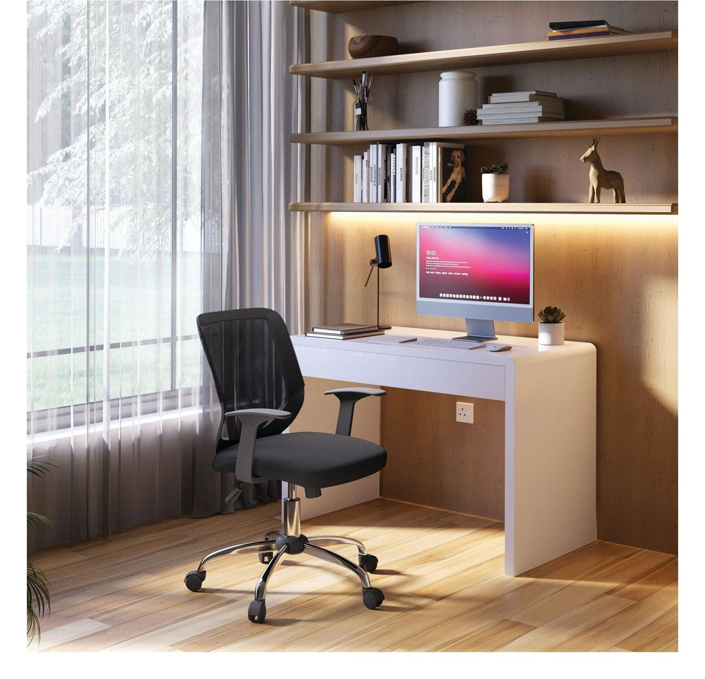 Ranger Mesh Operator Chair in black, view 5
