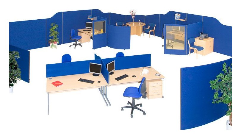 RB Contract Curved Floor Screen, view 2