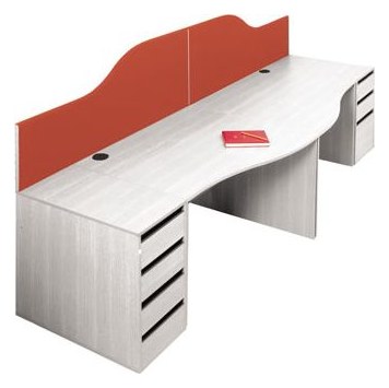 RB Contract Desk Screen, Shaped Top, view 2
