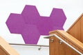 Recycled Eco Board - Hexagonal (Pack of 6) in Lilac