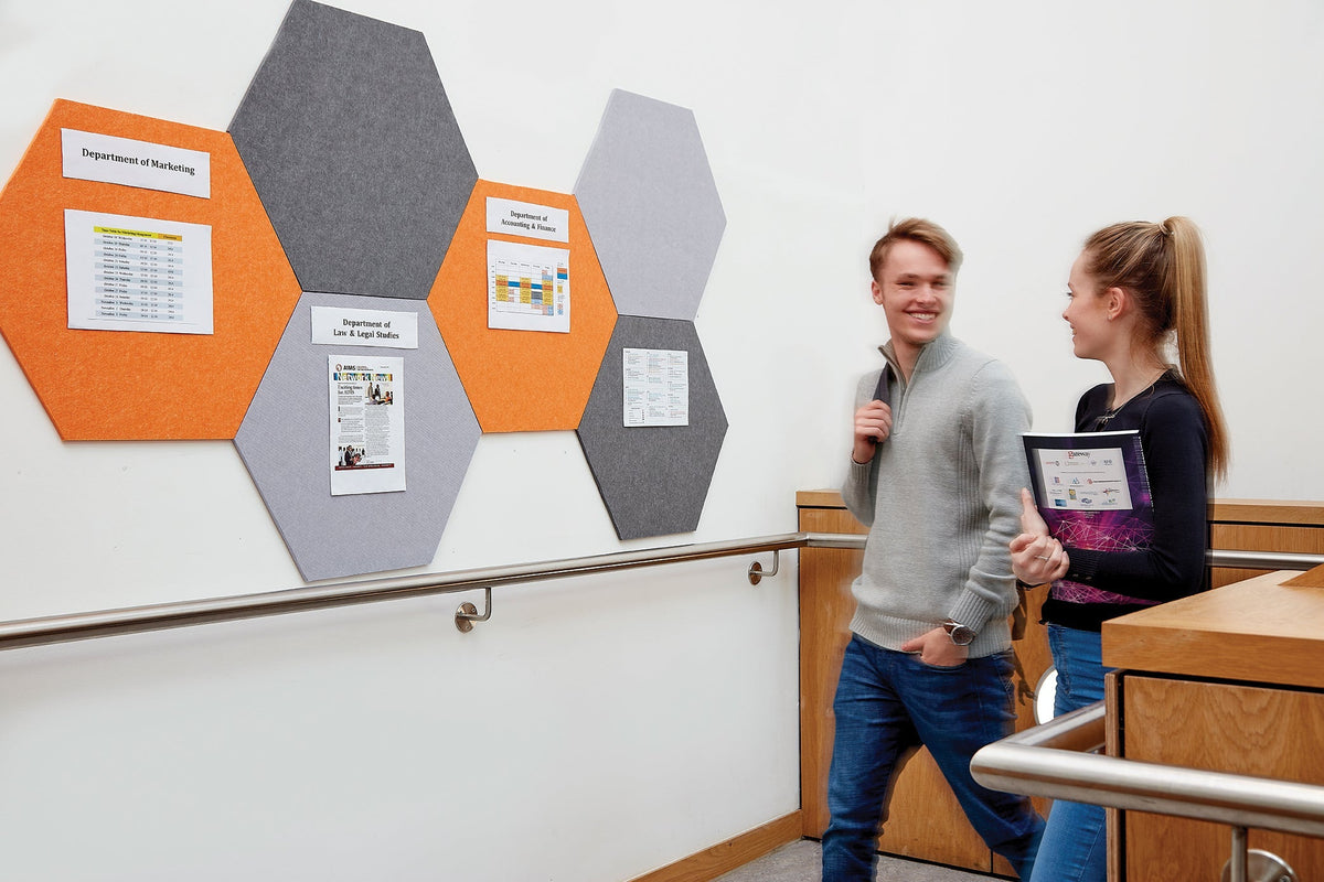 Recycled Eco Board - Hexagonal (Pack of 6)