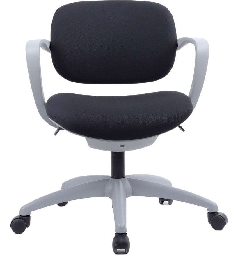 Reflex Fabric Task Chair in black from the front