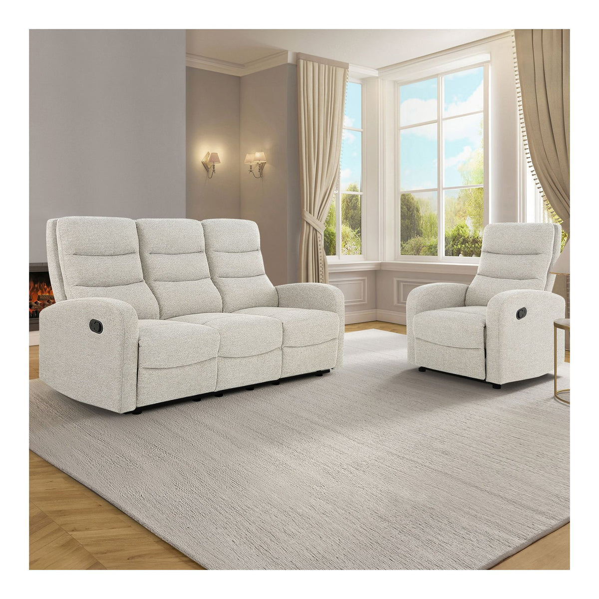 Rena 3 Seater Recliner Sofa, view 9