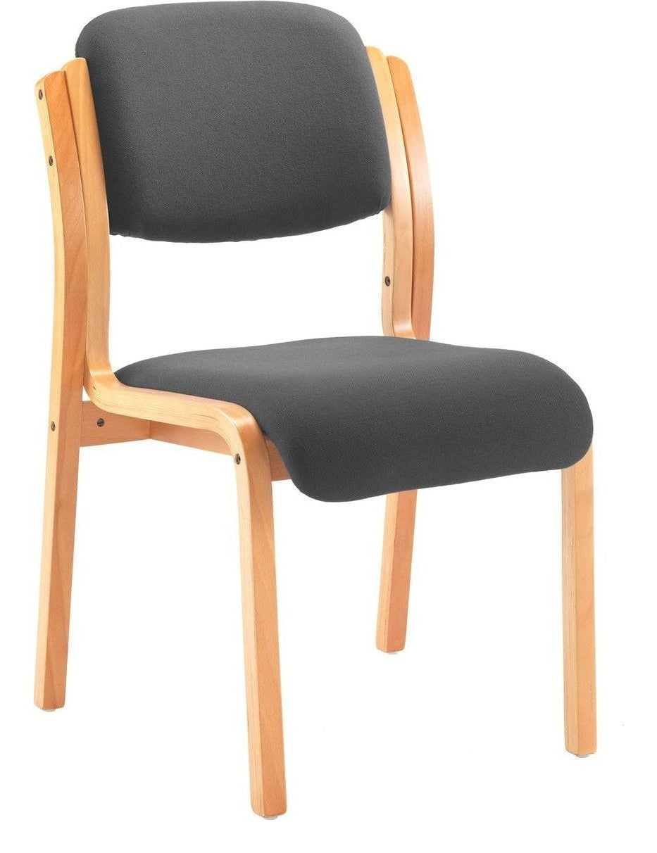 Renoir Chair in charcoal from the front at an angle