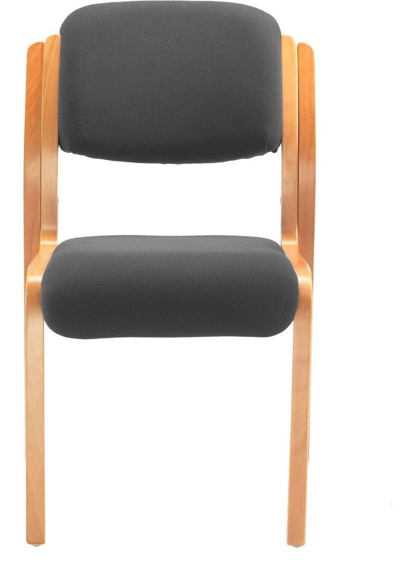 Renoir Chair in charcoal from the front