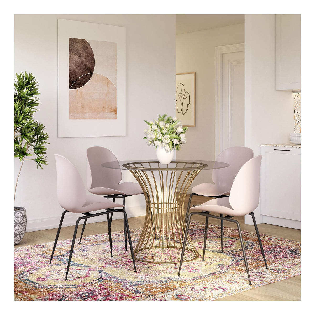 Resin Dining Chair (Pack Of 4), view 2
