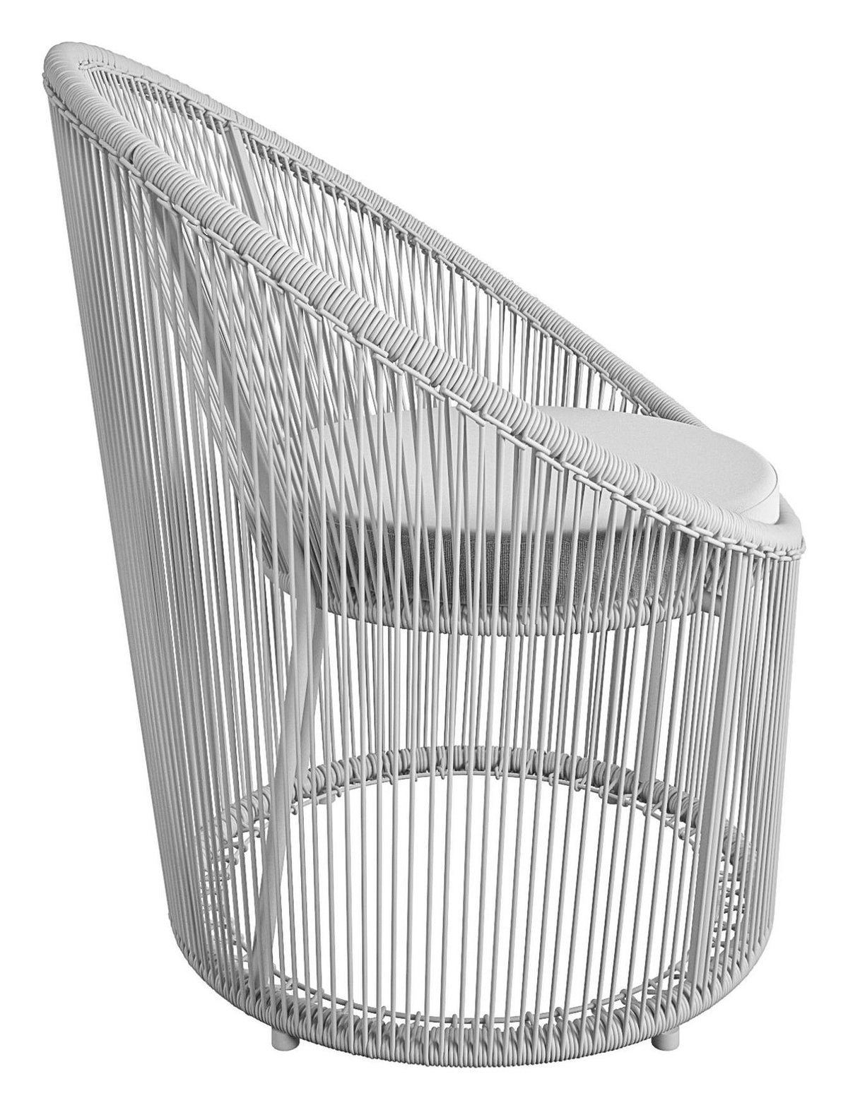 Resin Wicker Outdoor Lounge Chair, view 4