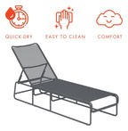 Resin Wicker Sun Lounger, view 6