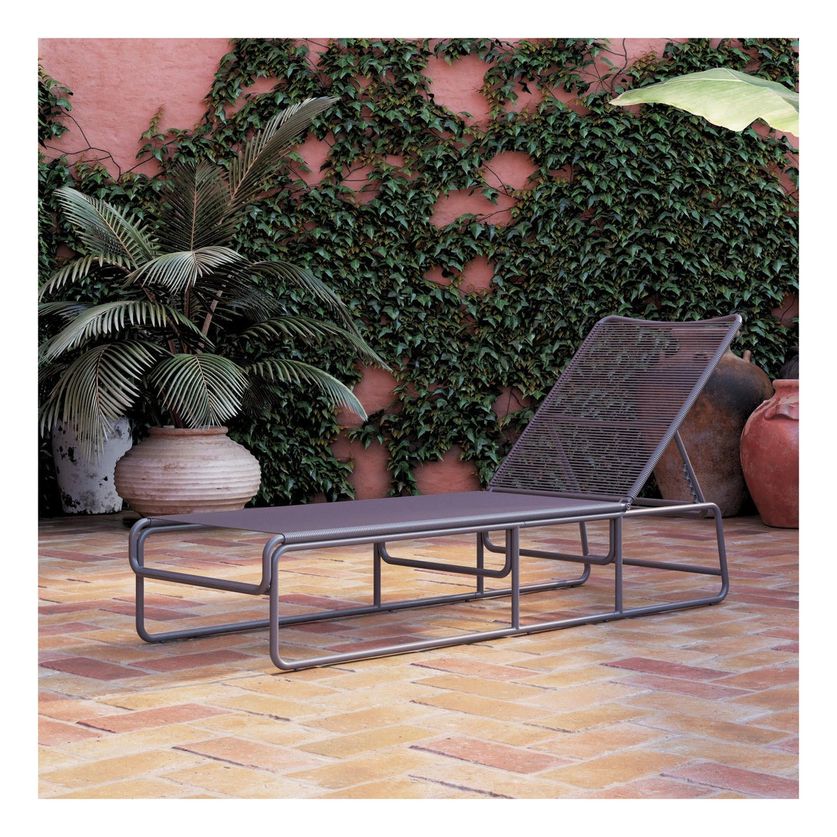 Resin Wicker Sun Lounger, view 9