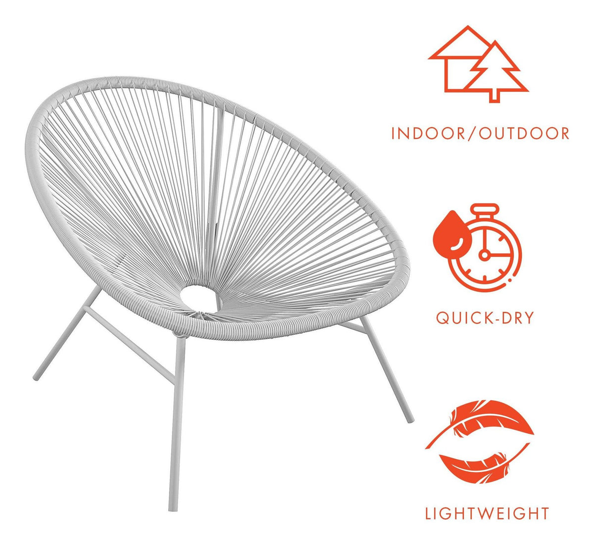 Resin Wicker XL Outdoor Lounge Chairs (Pack of 2), view 7