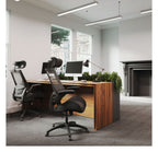 Resolute High Back Mesh Chair with Headrest in black, view 5