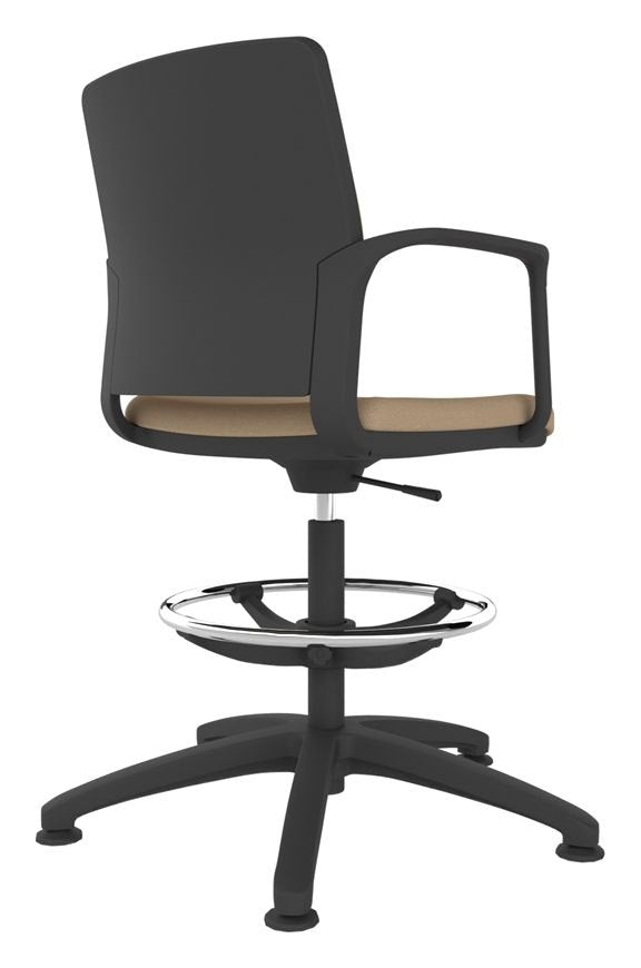 Rhuba Lite Upholstered Draughtsman Chair, view 4