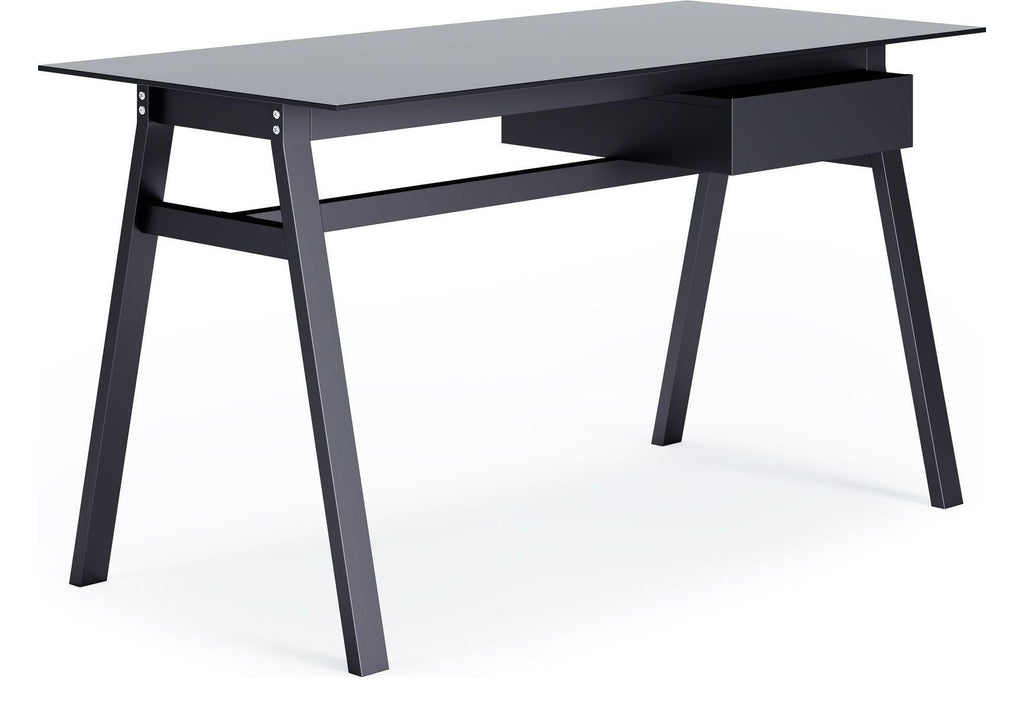 Richmond Desk With Glass Top & Single Drawer