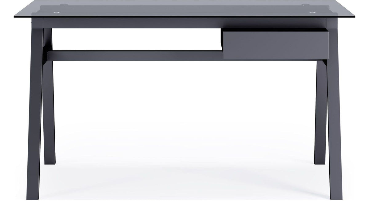 Richmond Desk With Glass Top & Single Drawer, view 11
