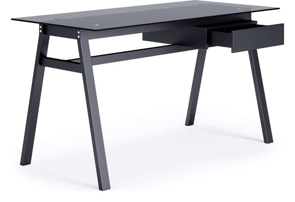 Richmond Desk With Glass Top & Single Drawer, view 13