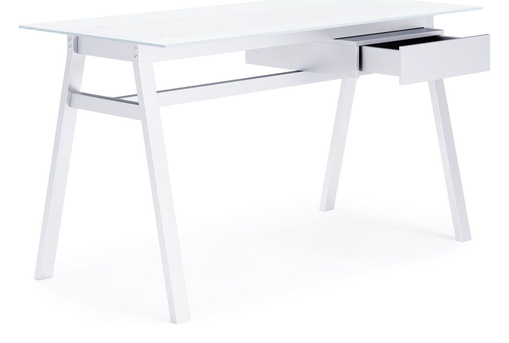 Richmond Desk With Glass Top & Single Drawer, view 19