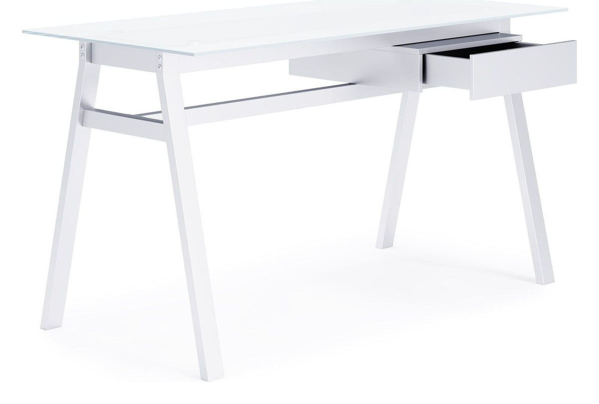 Richmond Desk With Glass Top & Single Drawer, view 19