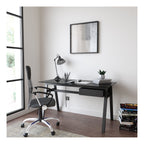 Richmond Desk With Glass Top & Single Drawer, view 4