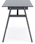 Richmond Desk With Glass Top & Single Drawer, view 6