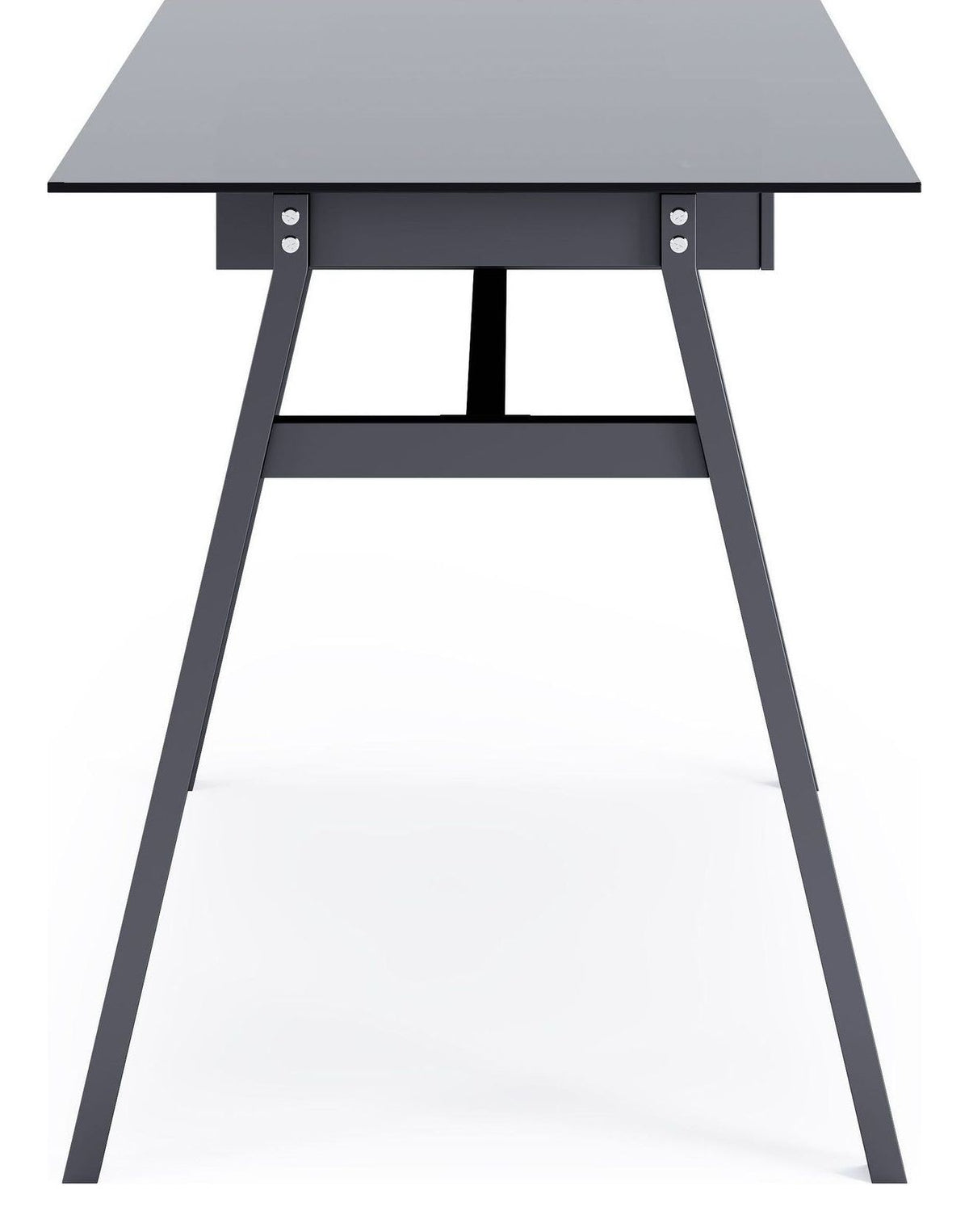 Richmond Desk With Glass Top & Single Drawer, view 6