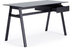 Richmond Desk With Glass Top & Single Drawer, view 7