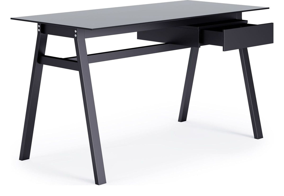 Richmond Desk With Glass Top & Single Drawer, view 7