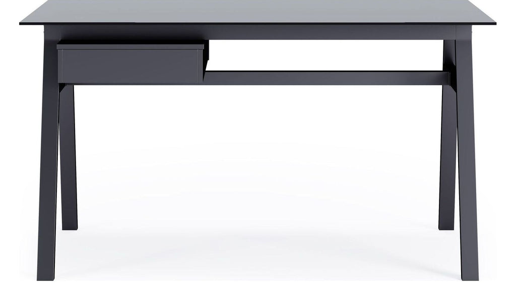 Richmond Desk With Glass Top & Single Drawer, view 8