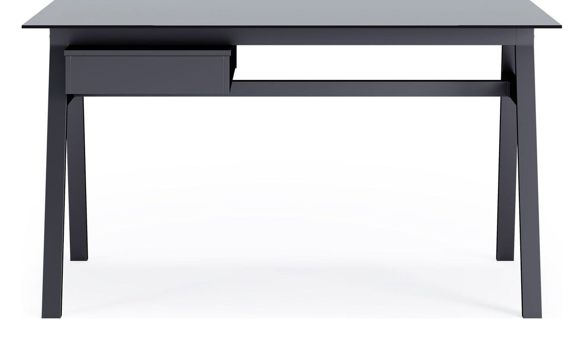Richmond Desk With Glass Top & Single Drawer, view 8