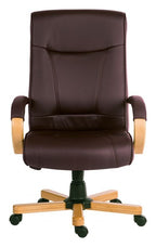 Richmond Executive Chair in brown, view 2