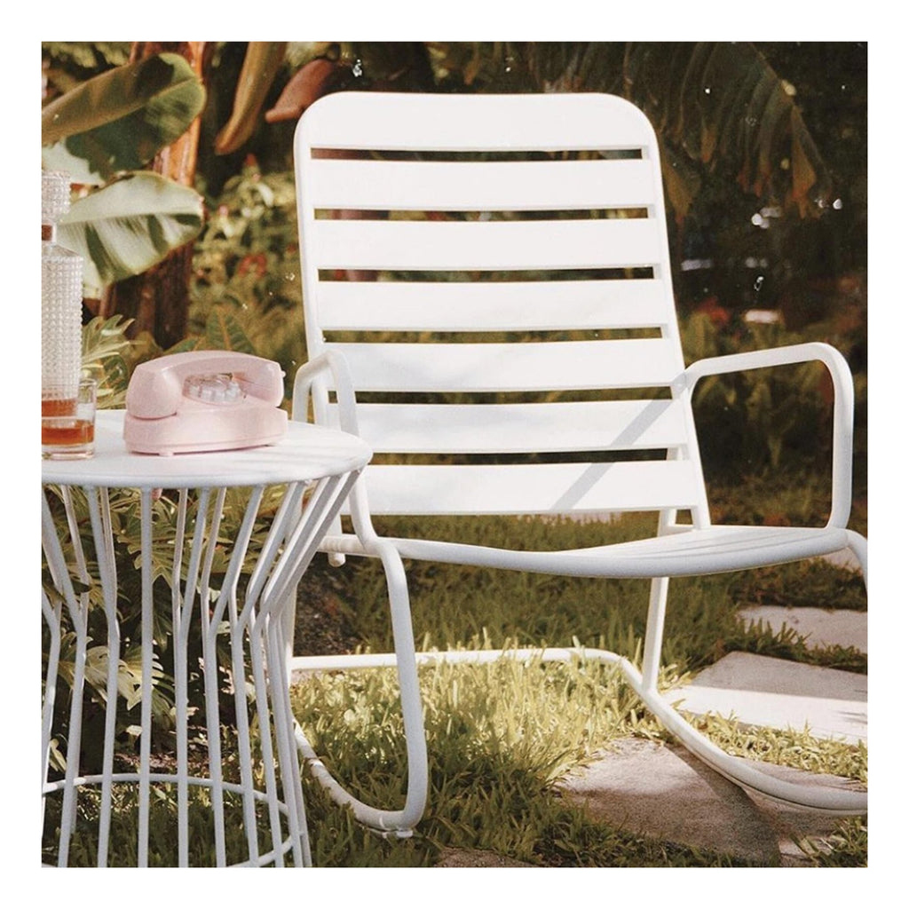 Roberta Outdoor/Indoor Metal Rocking Chair, view 7