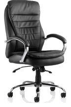 Rocky High Back Executive Black Leather Chair, 