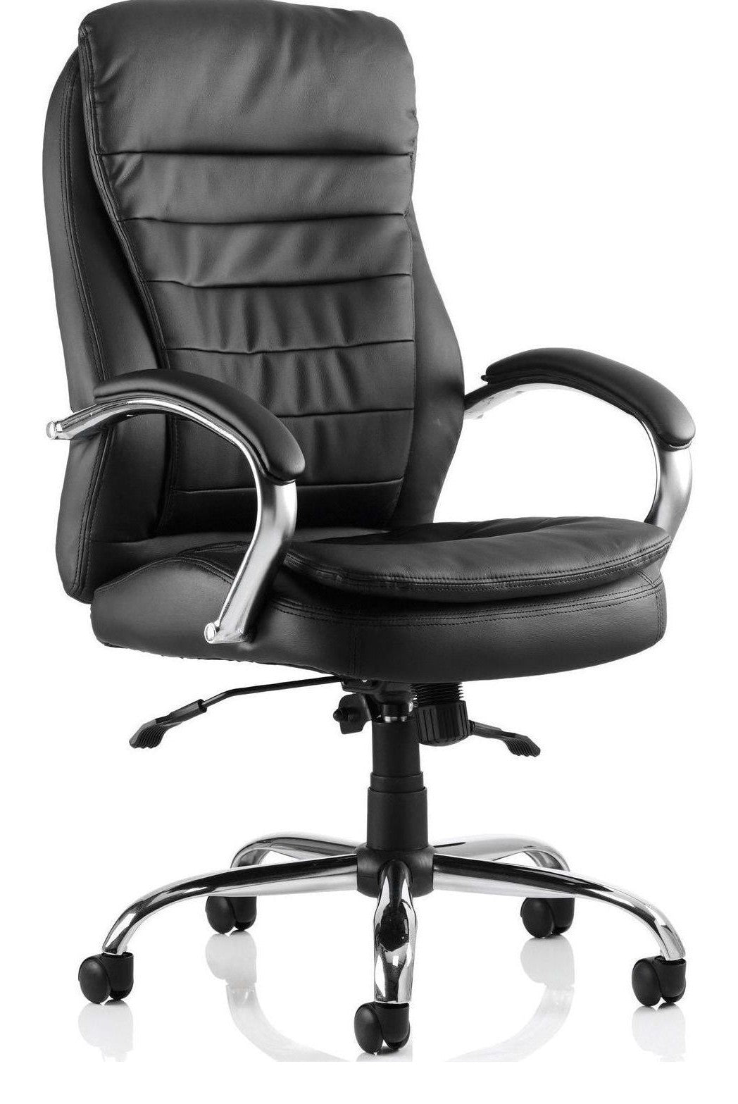 Rocky High Back Executive Black Leather Chair, 