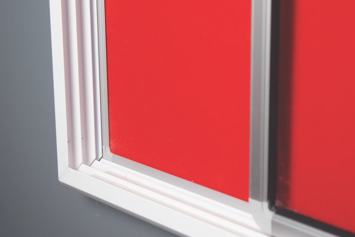 Safety Sliding Door Noticeboard