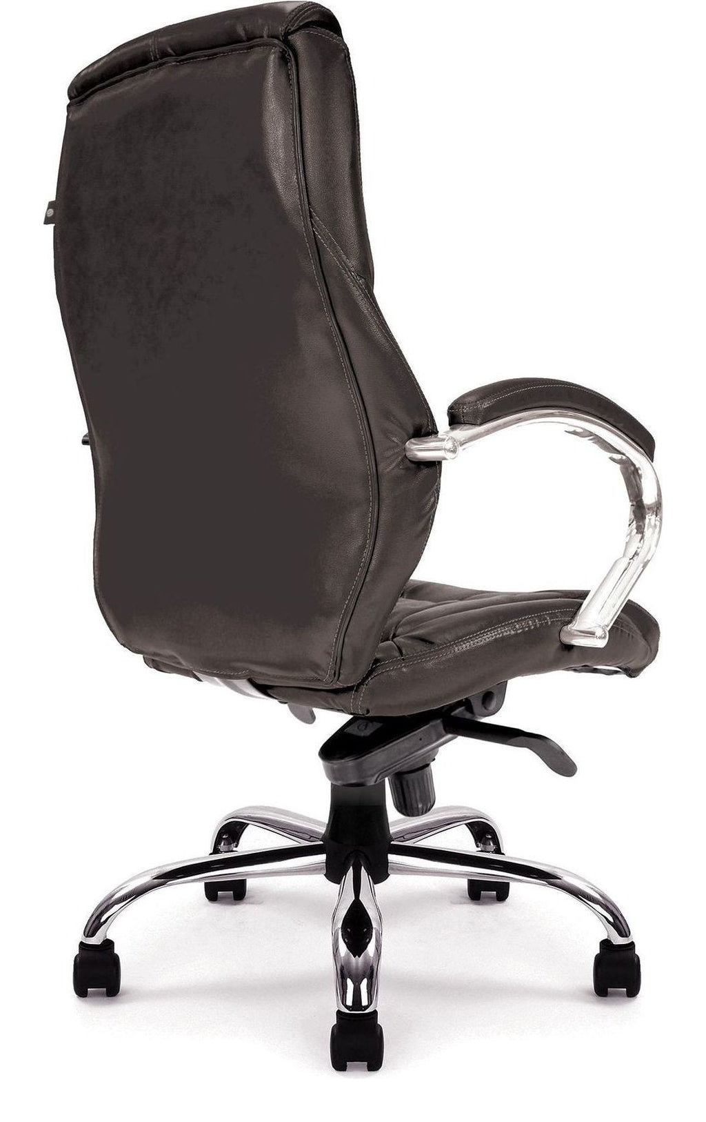 Sandown High Back Leather Executive Chair in black, view 3