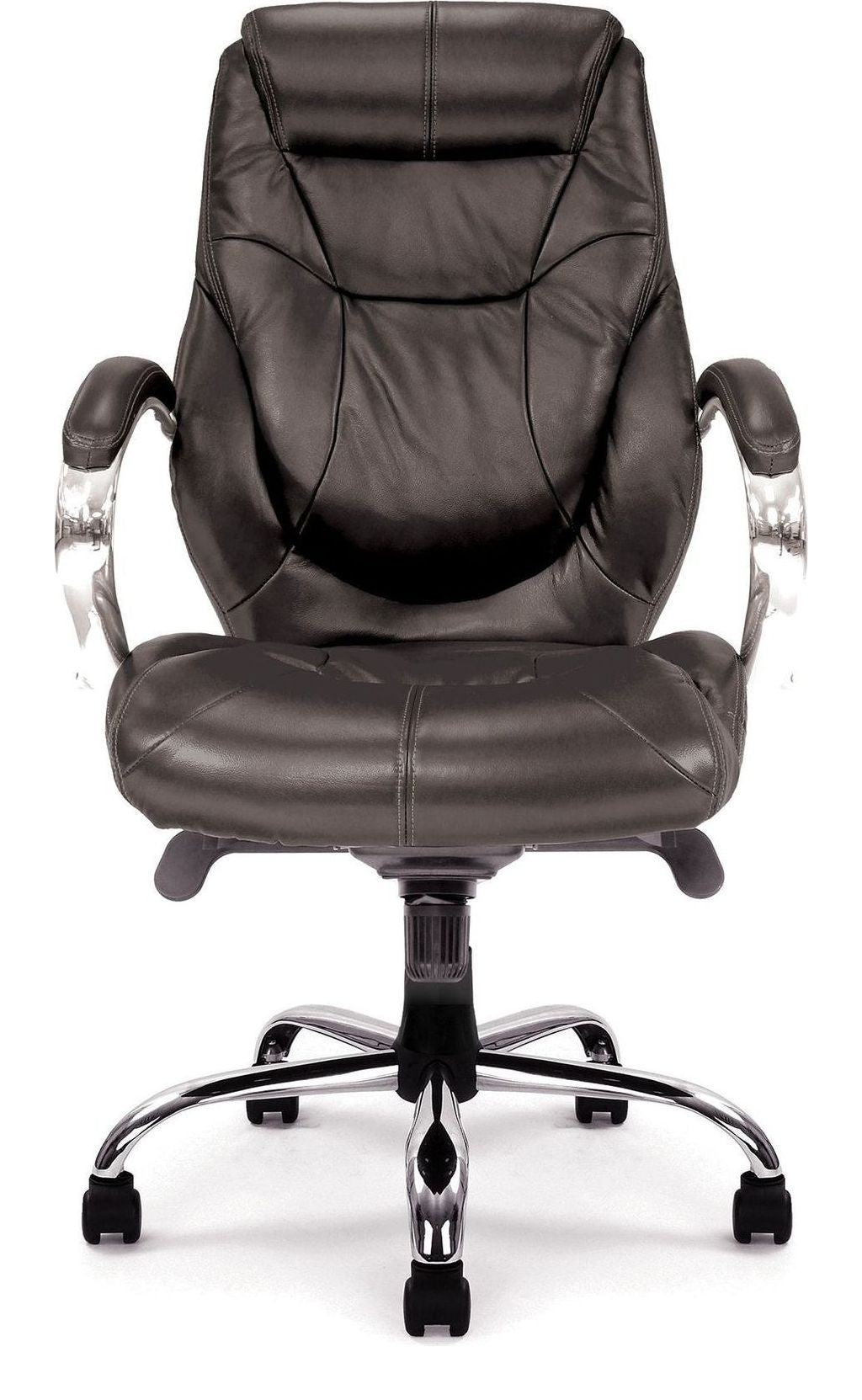 Sandown High Back Leather Executive Chair in black, view 4