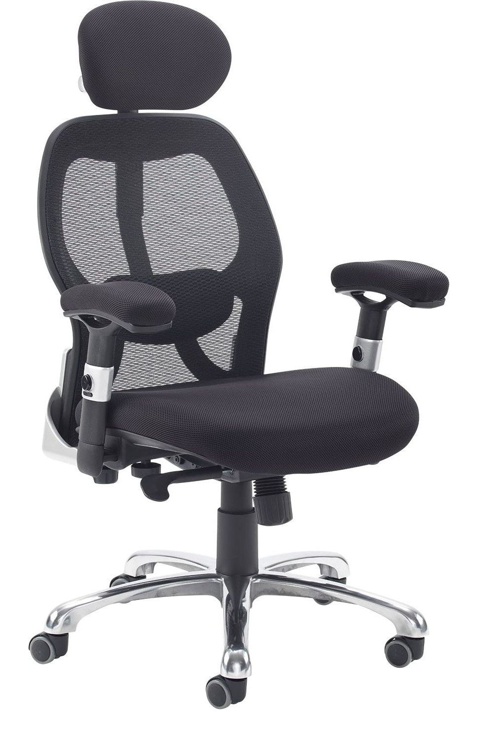 Sandro Mesh Task Chair with Headrest in black