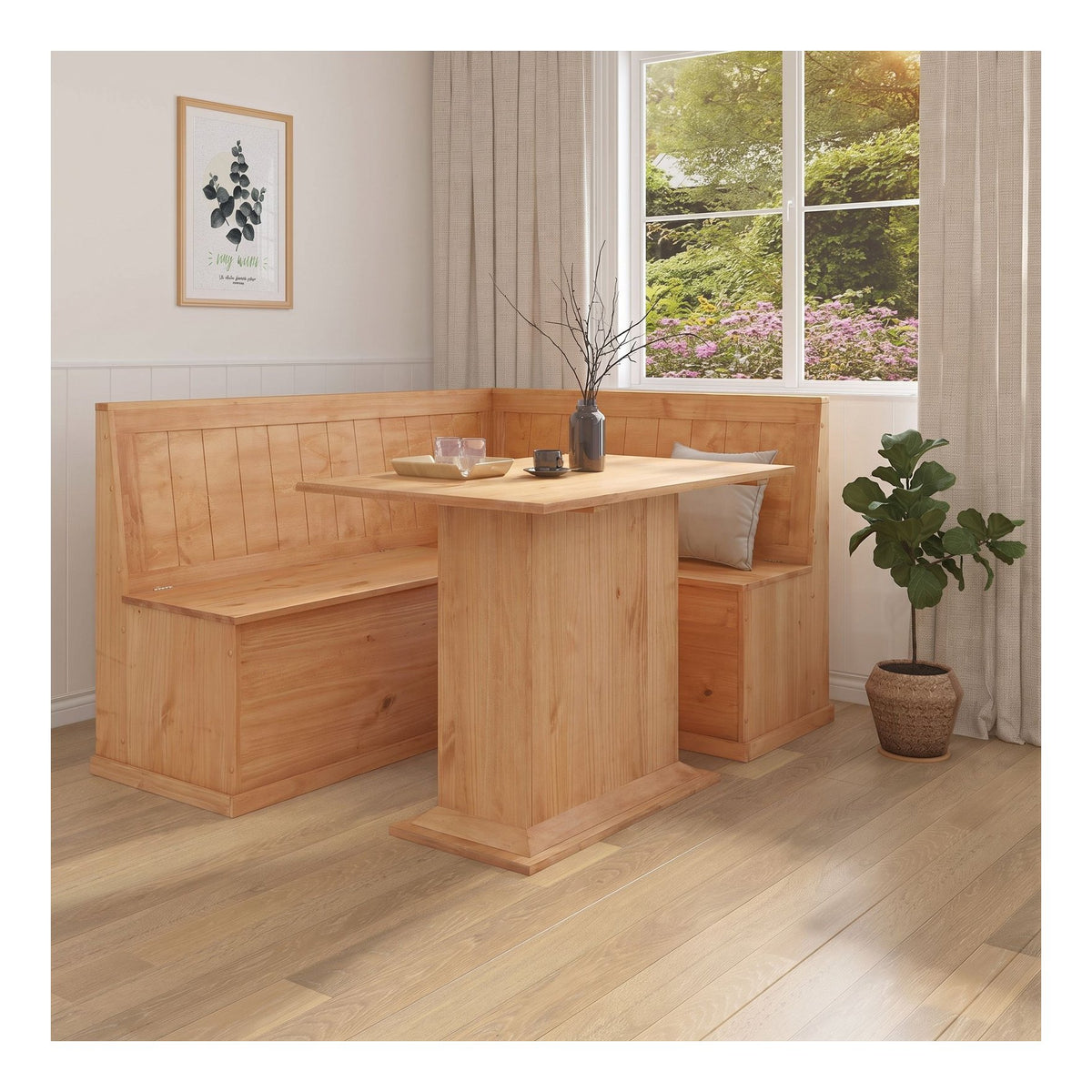 Sara Small Corner Bench, view 11