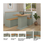 Sara Small Corner Bench, view 18
