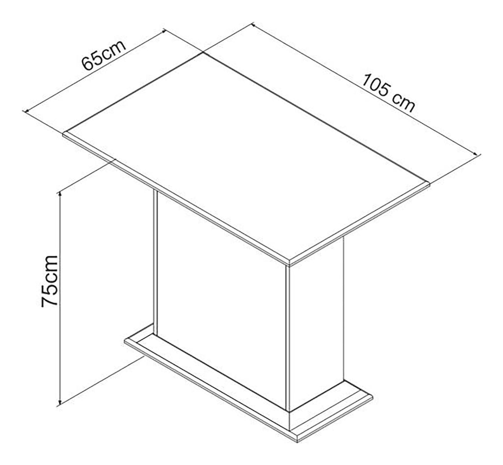 Sara Small Dining Table, view 8