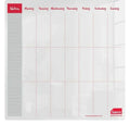 Sasco Semi Opaque Acrylic Mini Whiteboard Weekly Planner Desktop