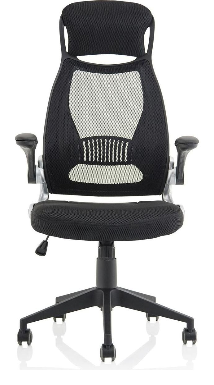 Saturn High Mesh Back Black Executive Chair, , another view 1