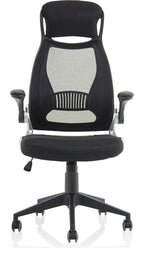 Saturn High Mesh Back Black Executive Chair, , another view 1