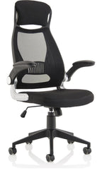 Saturn High Mesh Back Black Executive Chair, 