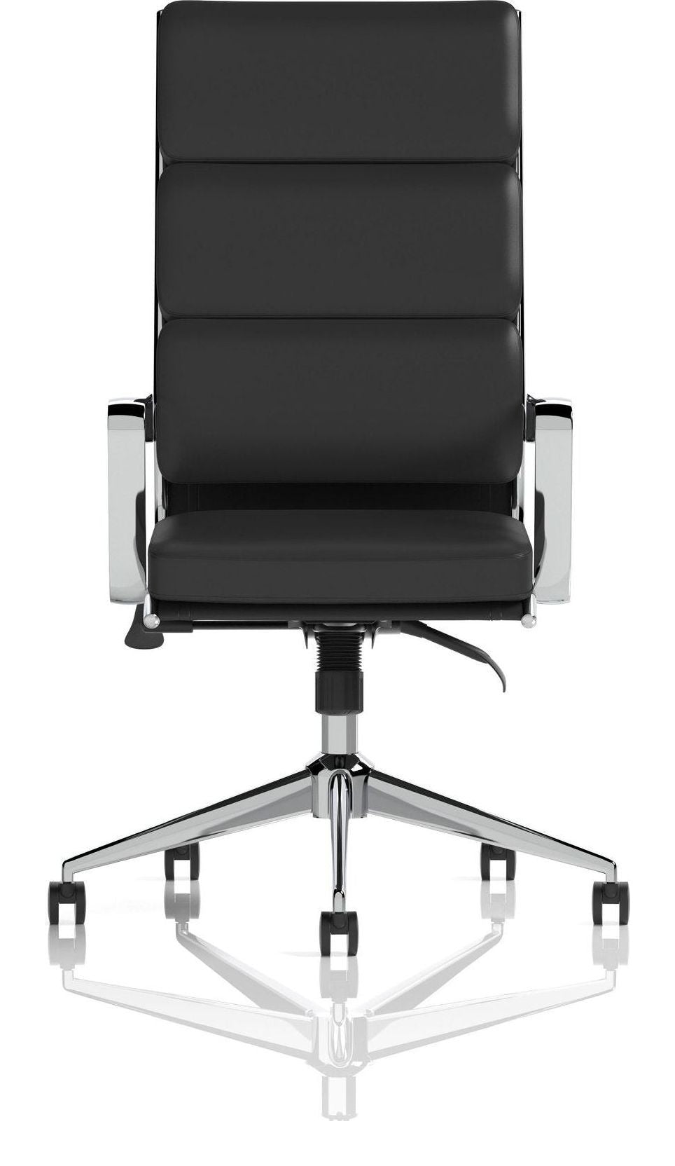 Savoy High Back Executive Black Leather Chair, , another view 1
