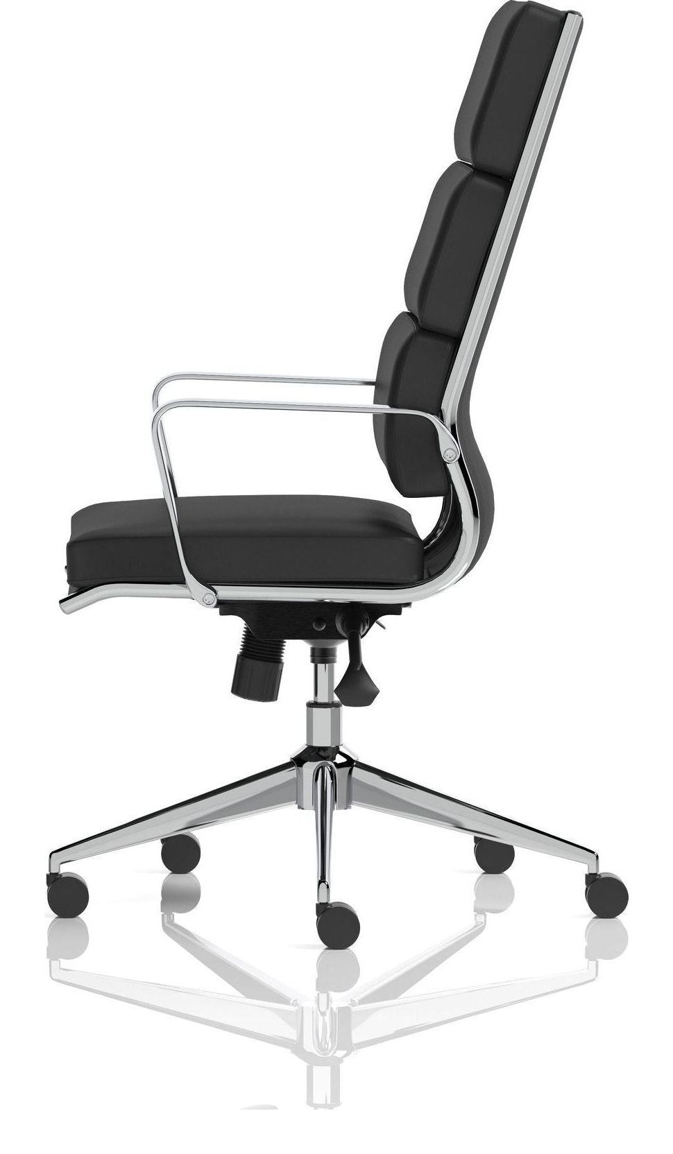 Savoy High Back Executive Black Leather Chair, , another view 3