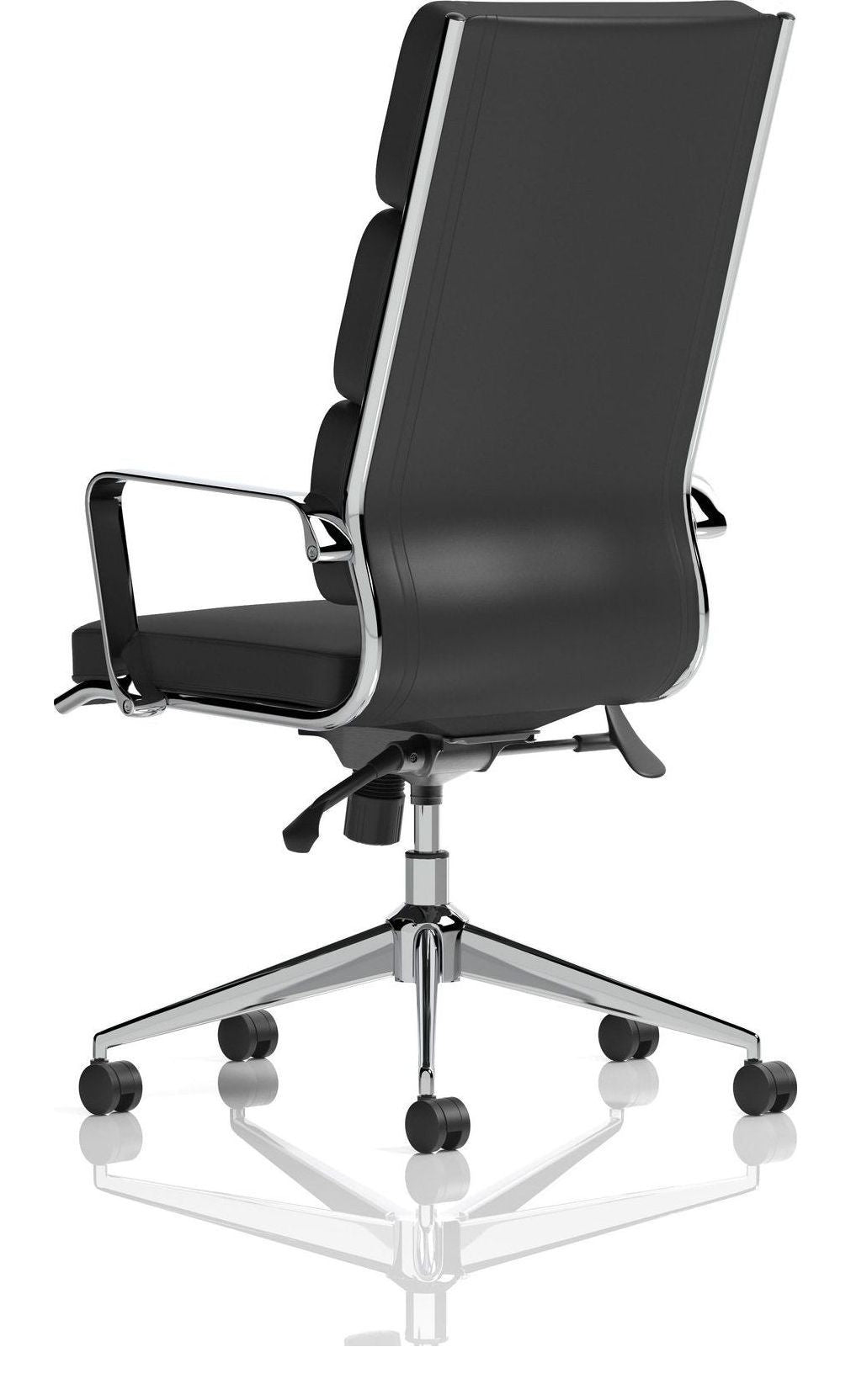 Savoy High Back Executive Black Leather Chair, , another view 4