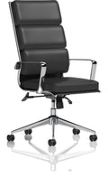 Savoy High Back Executive Black Leather Chair, 